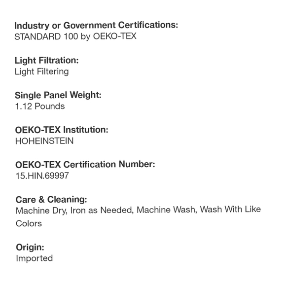 Threshold Green Farrah Light Filtering Window Single Curtain Panel NWT 63"x54" - Picture 7 of 7